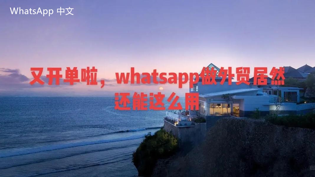 WhatsApp中文版下载 | whatsapp中文版怎么快速加人