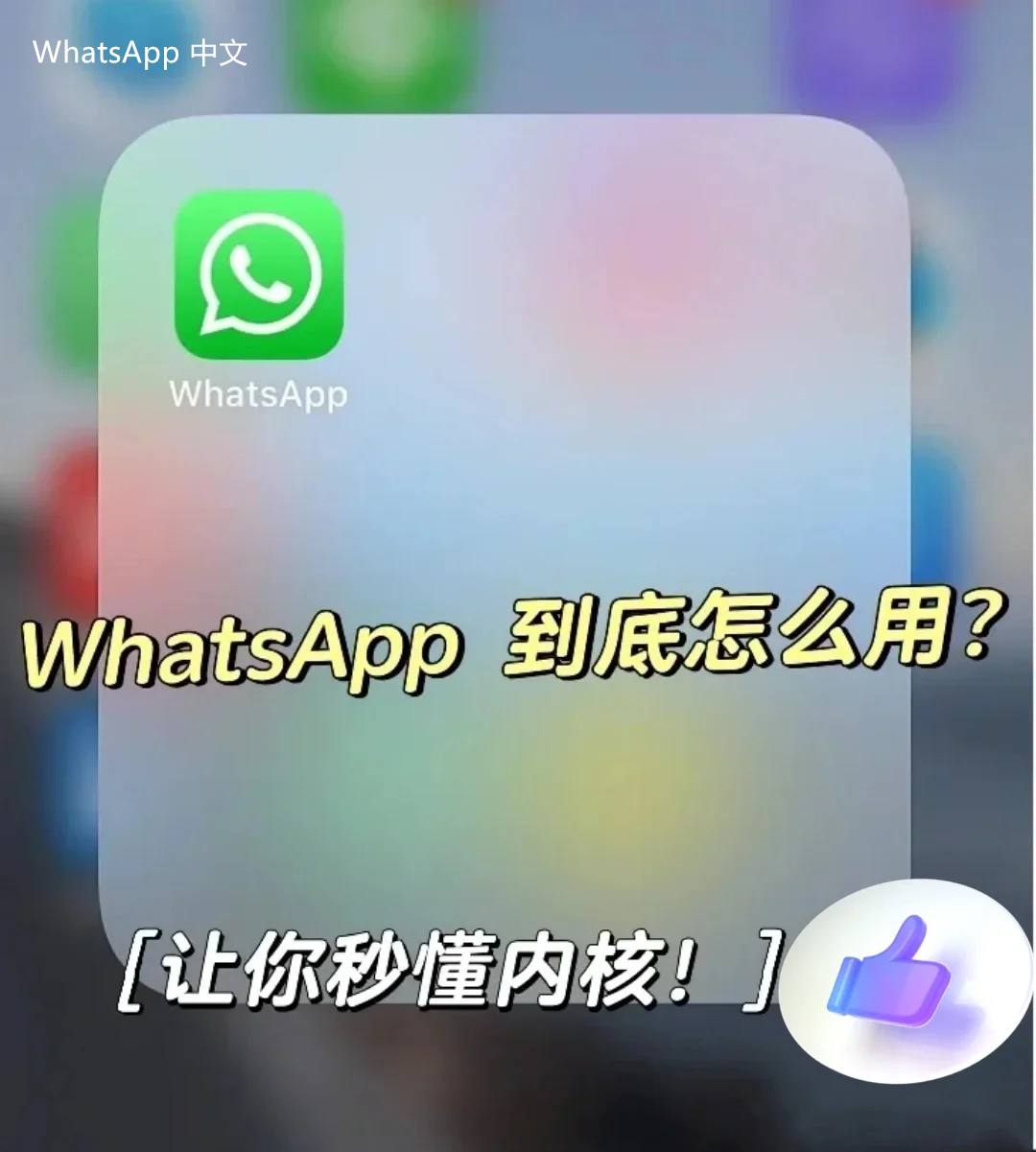 WhatsApp中文版下载 | whatsapp中文版怎么隐藏注册时间 如何在隐私中管理信息安全和个人数据