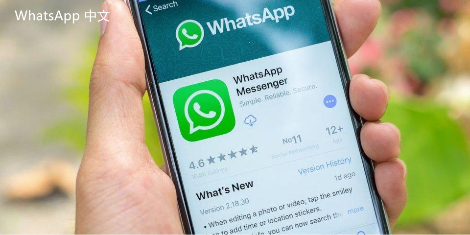 WhatsApp中文版下载 | whatsapp中文版怎么保存图片 如何在应用内保持你的照片清晰度和存储方便