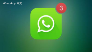 WhatsApp中文版下载 | WhatsApp下载与安装的最佳实践 优化你的下载体验