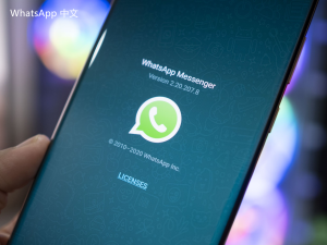 WhatsApp中文版下载 | whatsapp无法下载图片 解决方案与步骤指南