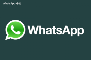 WhatsApp中文版下载 | WhatsApp下载后的用户管理与支持  提供高效的使用指南和技巧