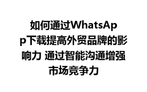 WhatsApp中文版,WhatsApp下载